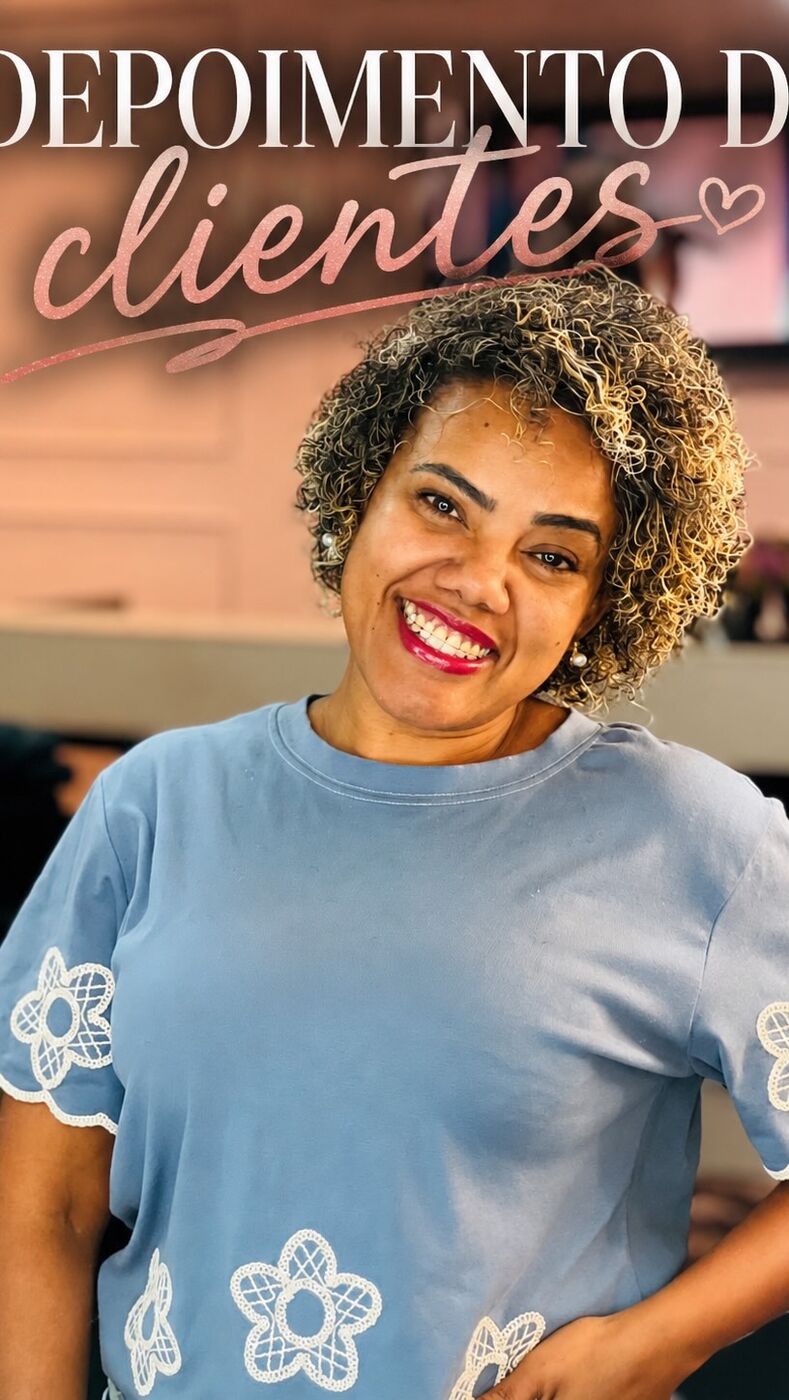 Cliente sorrindo depois do atendimento